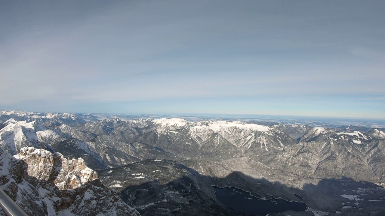 Zugspitze的风景视频素材