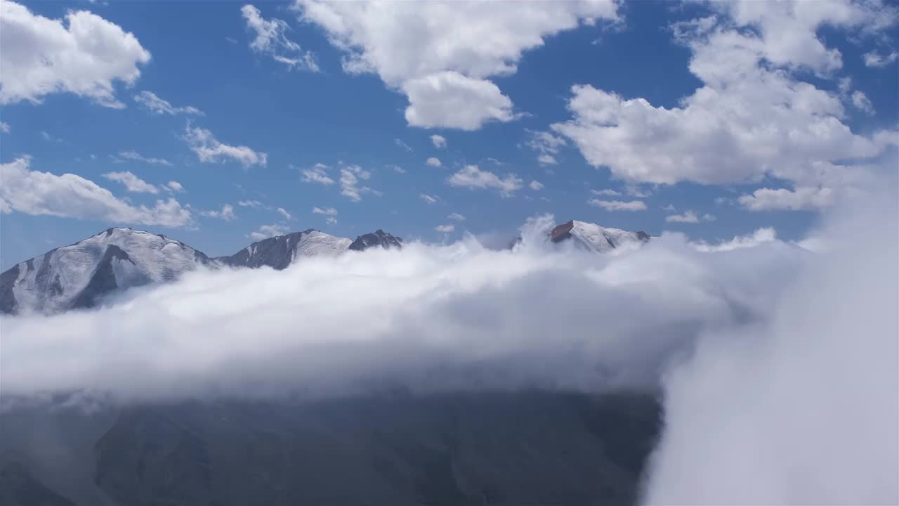 山高地云蓝天视频素材