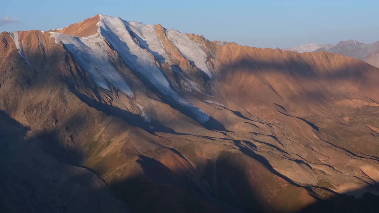 山峰冰川山脉高地视频素材