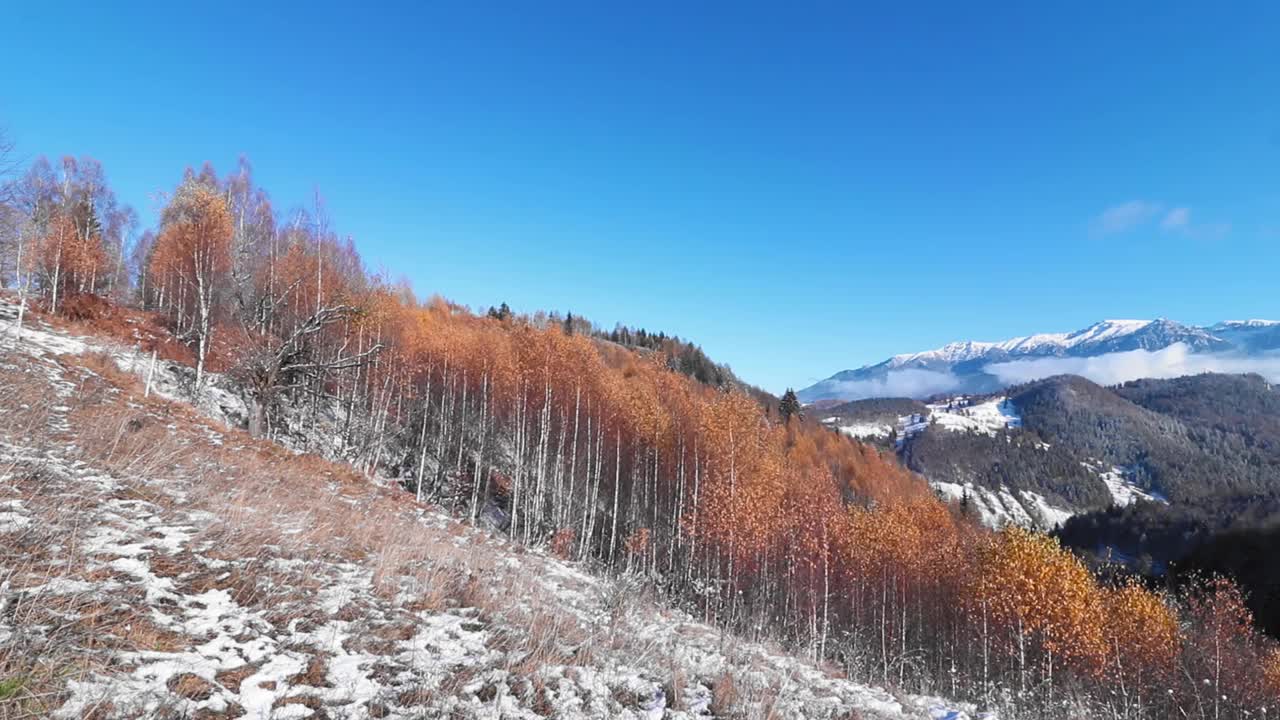 美丽的雪山高清镜头视频素材