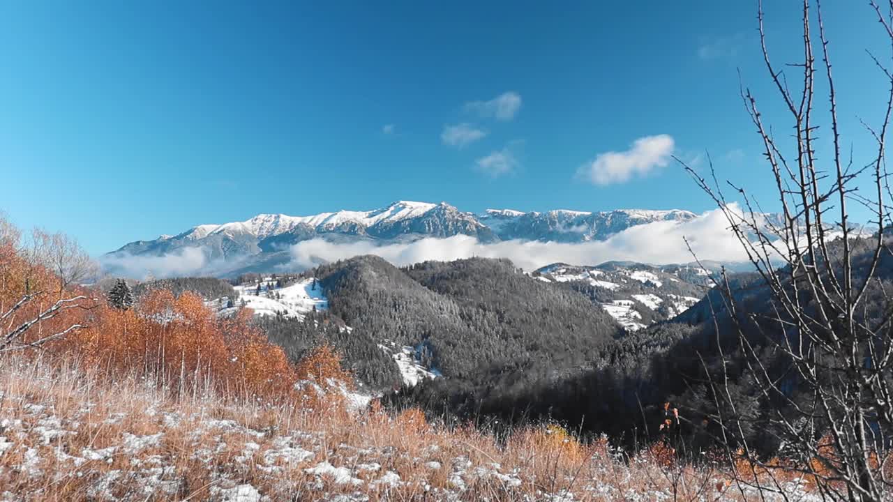 美丽的雪山高清镜头视频素材