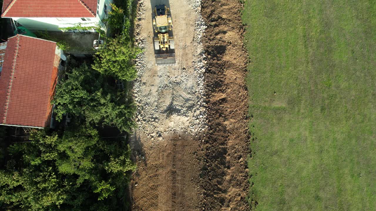 空中道路施工视频素材