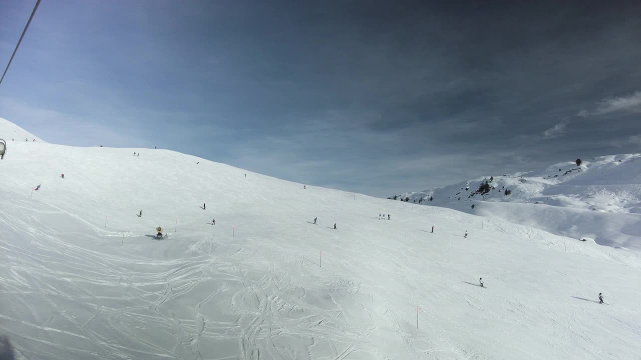 在瑞士滑雪视频素材