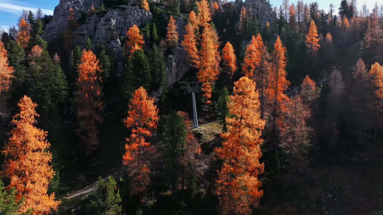 五克托里山，无人机拍摄。视频素材