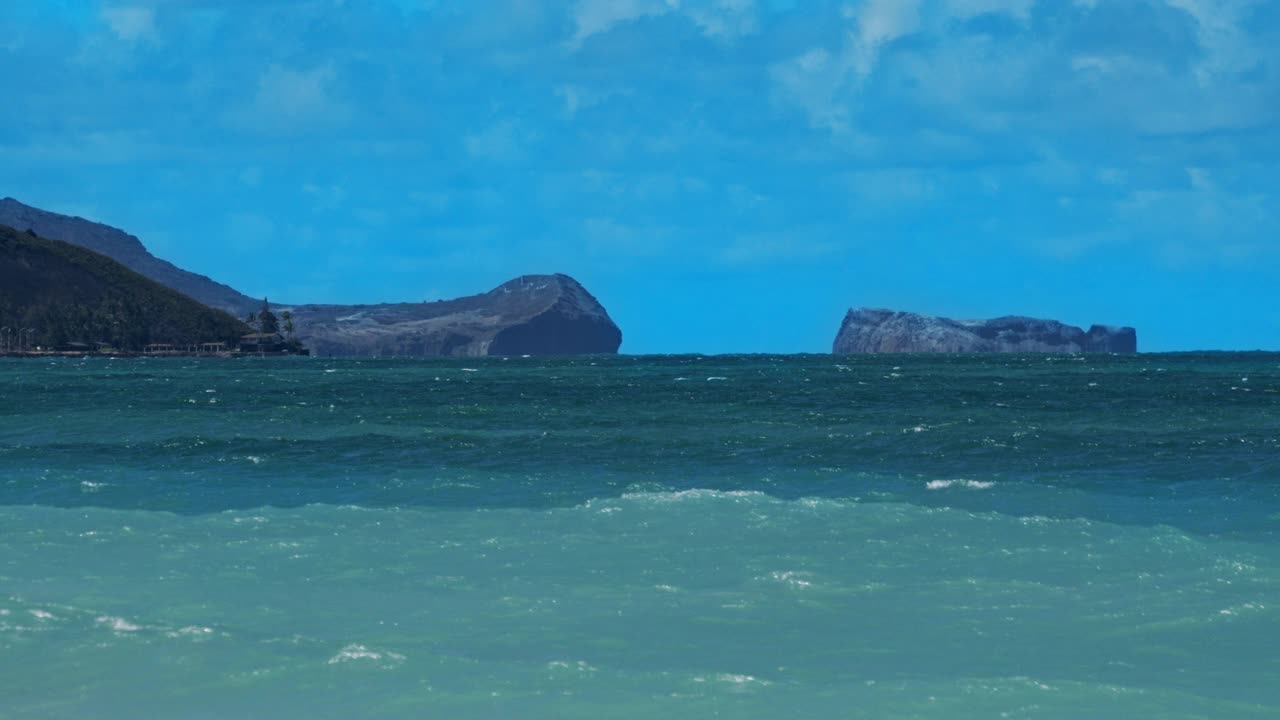 Waimanālo Beach - Oahu Hawaii视频素材