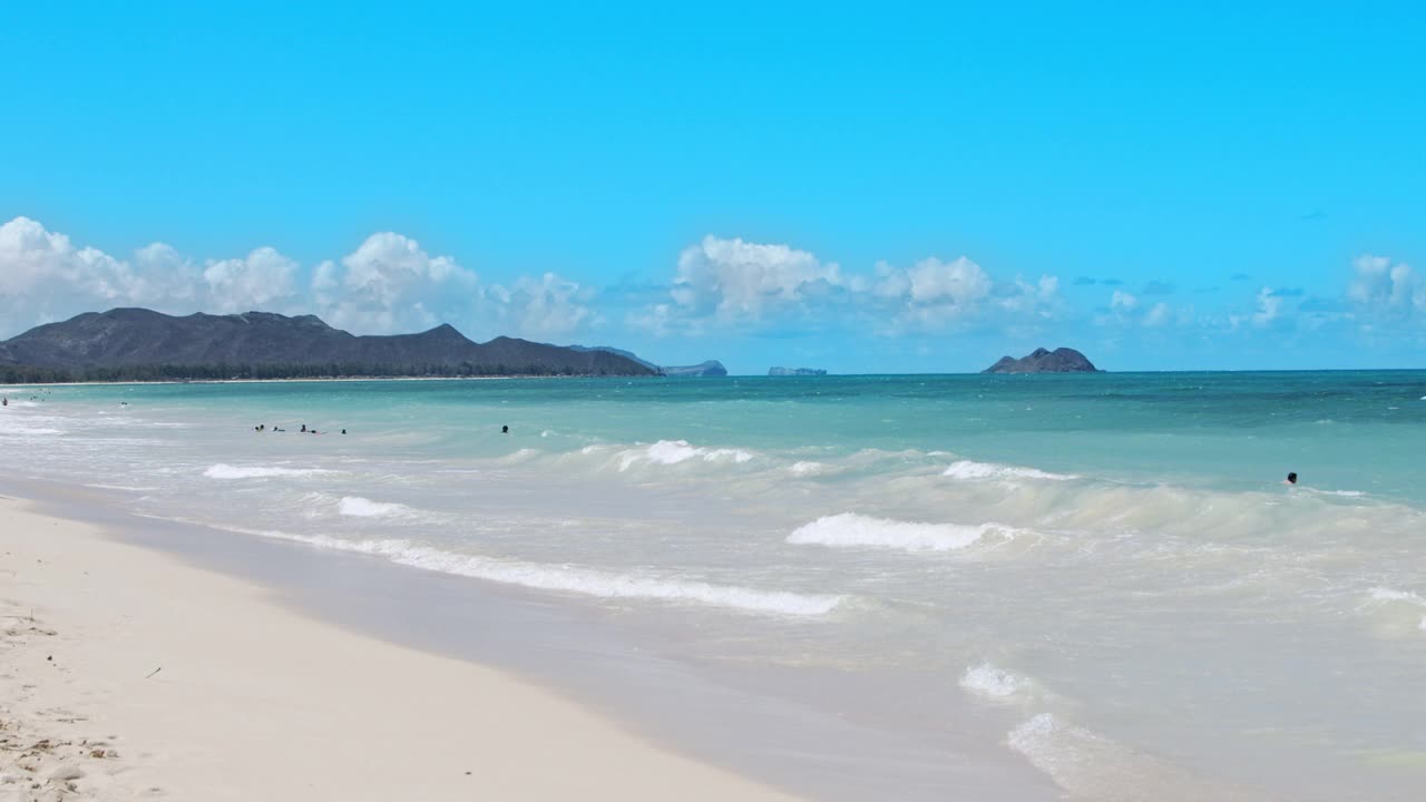 Waimanālo Beach - Oahu Hawaii视频素材