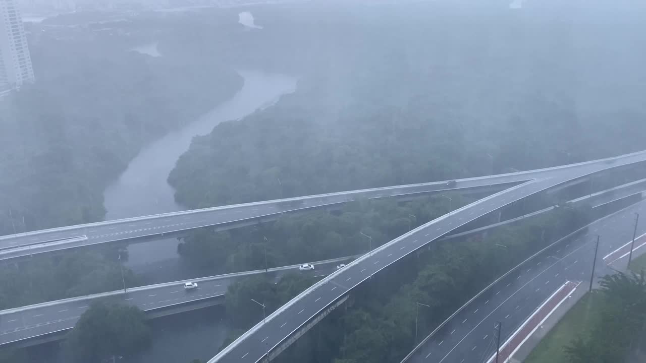 累西腓暴雨视频素材