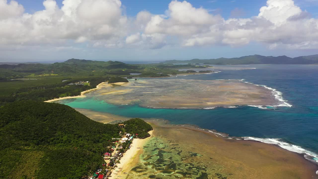 菲律宾的热带海景。视频素材