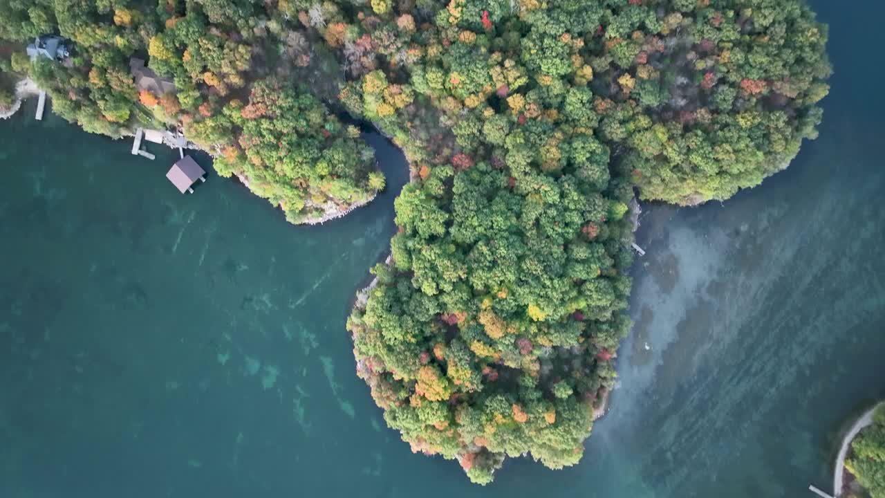 纽约州和加拿大安大略省千岛群岛上的日出视频素材