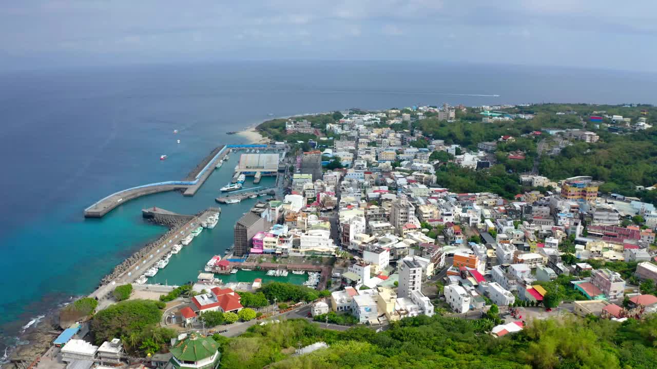 鸟瞰小柳丘视频素材