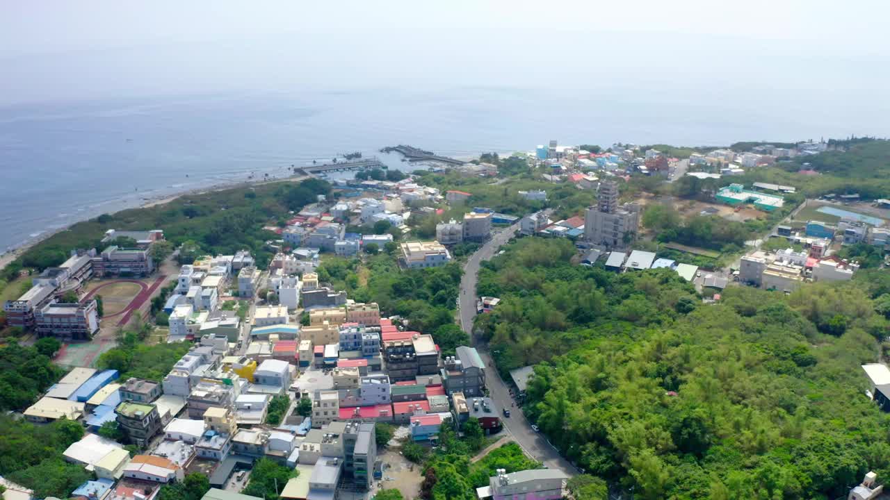 鸟瞰小柳丘视频素材