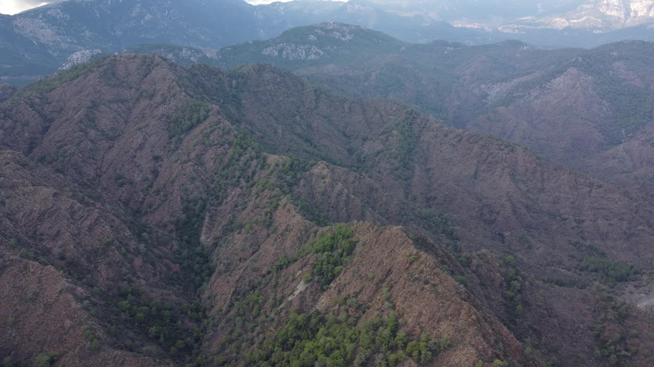 土耳其地中海沿岸的山脉视频下载