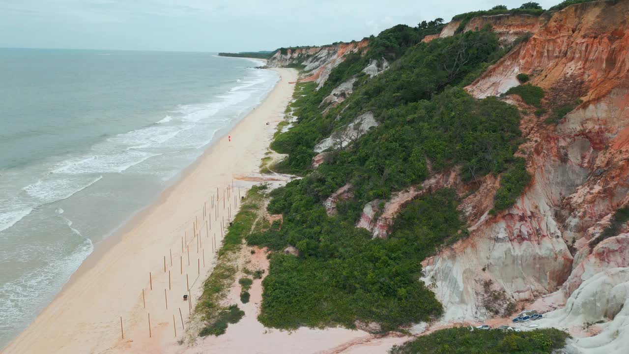 4k航拍视频-阿雷达阿尤达海滩巴伊亚视频下载