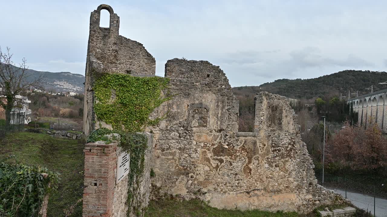 Isernia, S. Spirito修道院视频素材