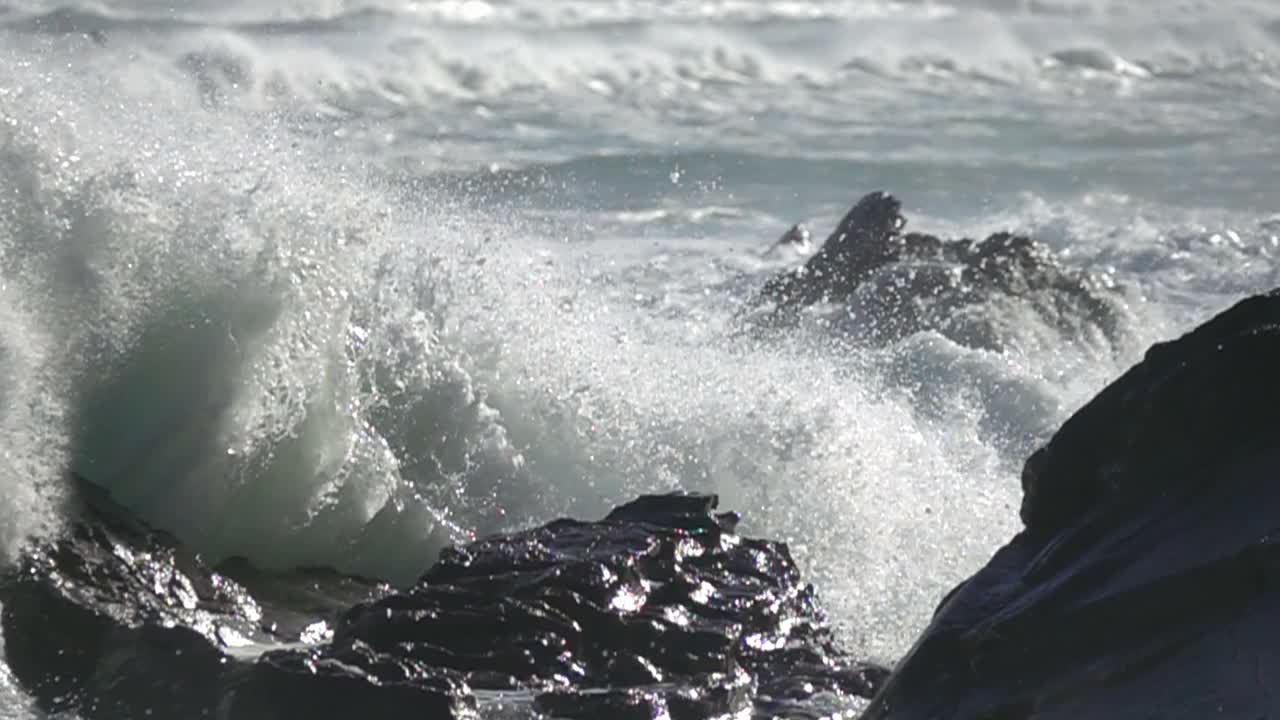 极浪海岸视频素材