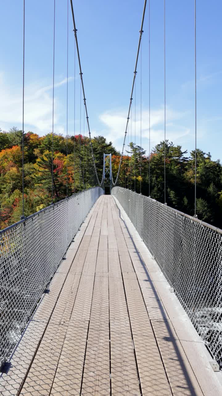 Parc des Chutes-de-la-Chaudière located in Levis, Quebec, Canada视频素材