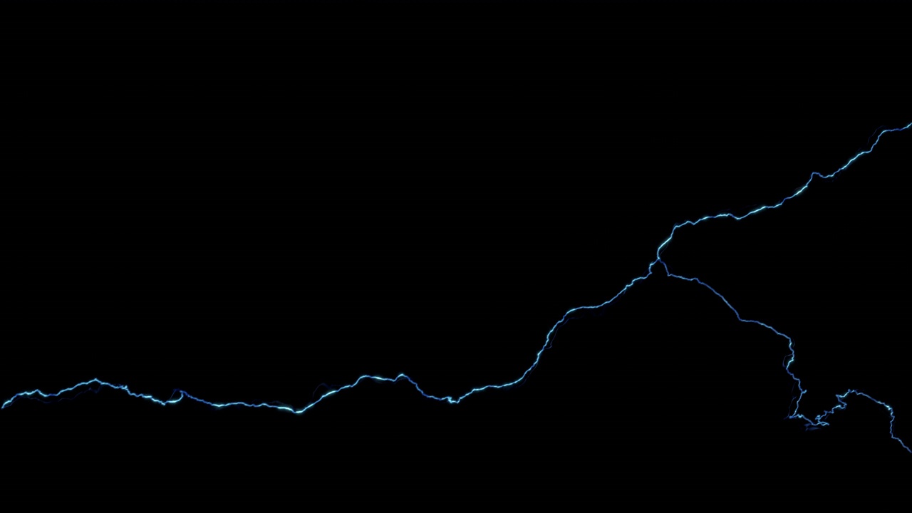 在黑色背景上以弧的形式产生运动中的电波。视效元素。视频下载