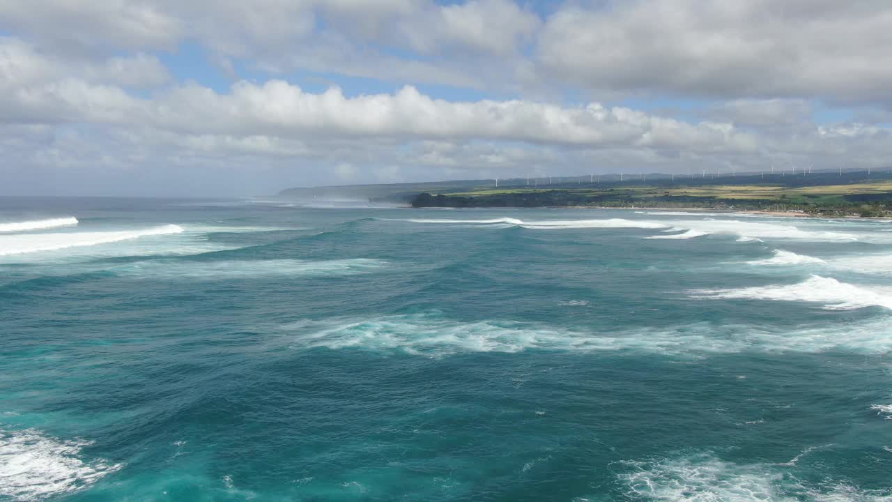 Haleiwa,夏威夷。瓦胡岛北岸2视频素材