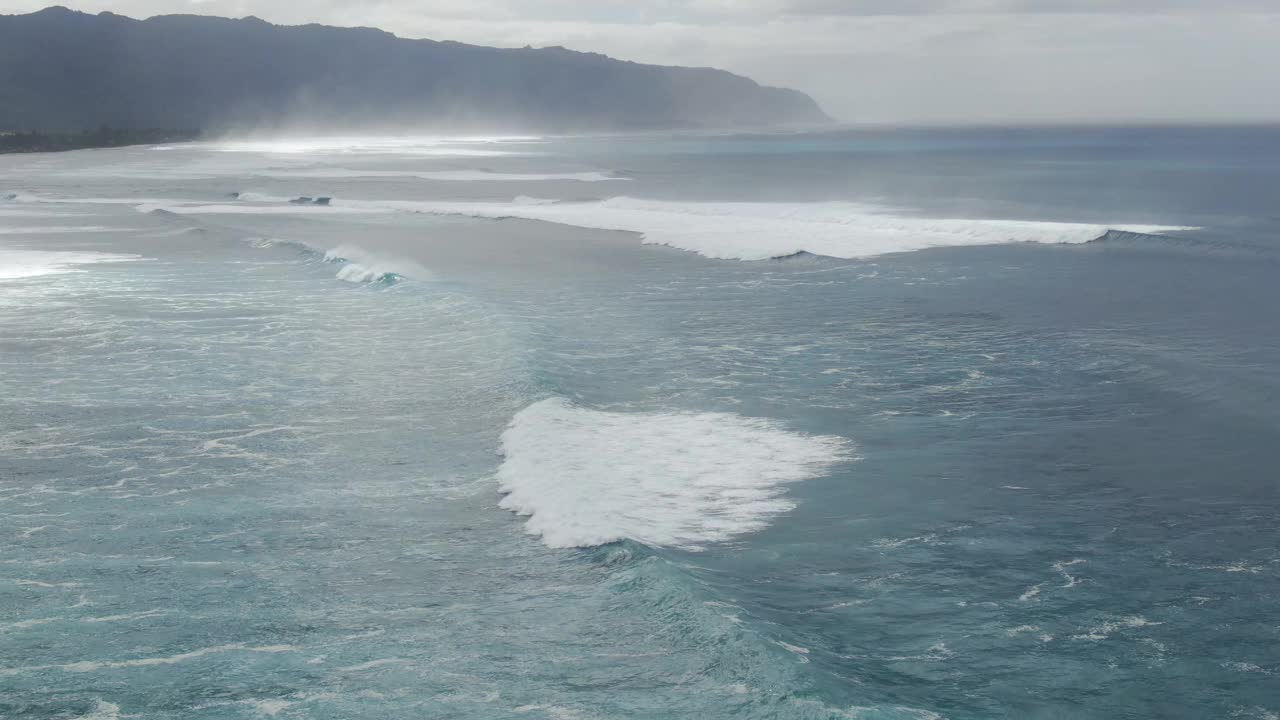 Haleiwa,夏威夷。瓦胡岛北岸视频素材