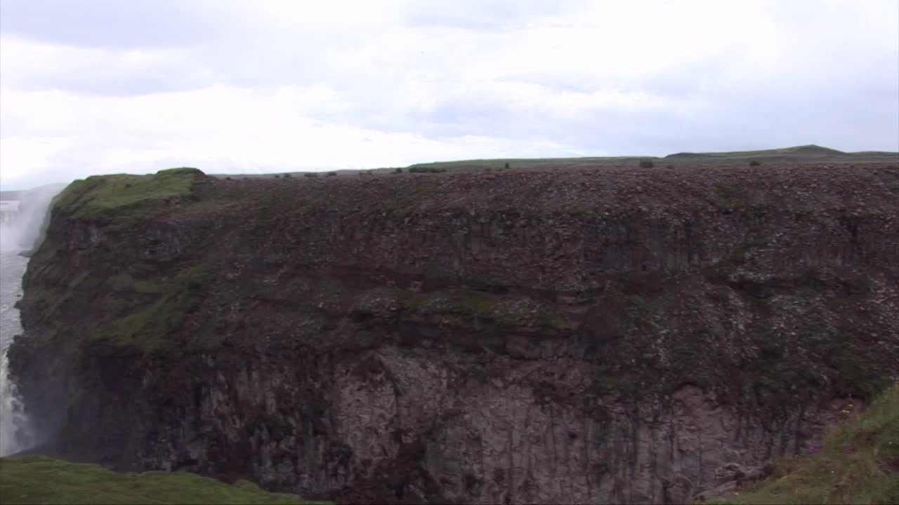 Gullfoss -黄金瀑布-欧洲旅游目的地视频素材