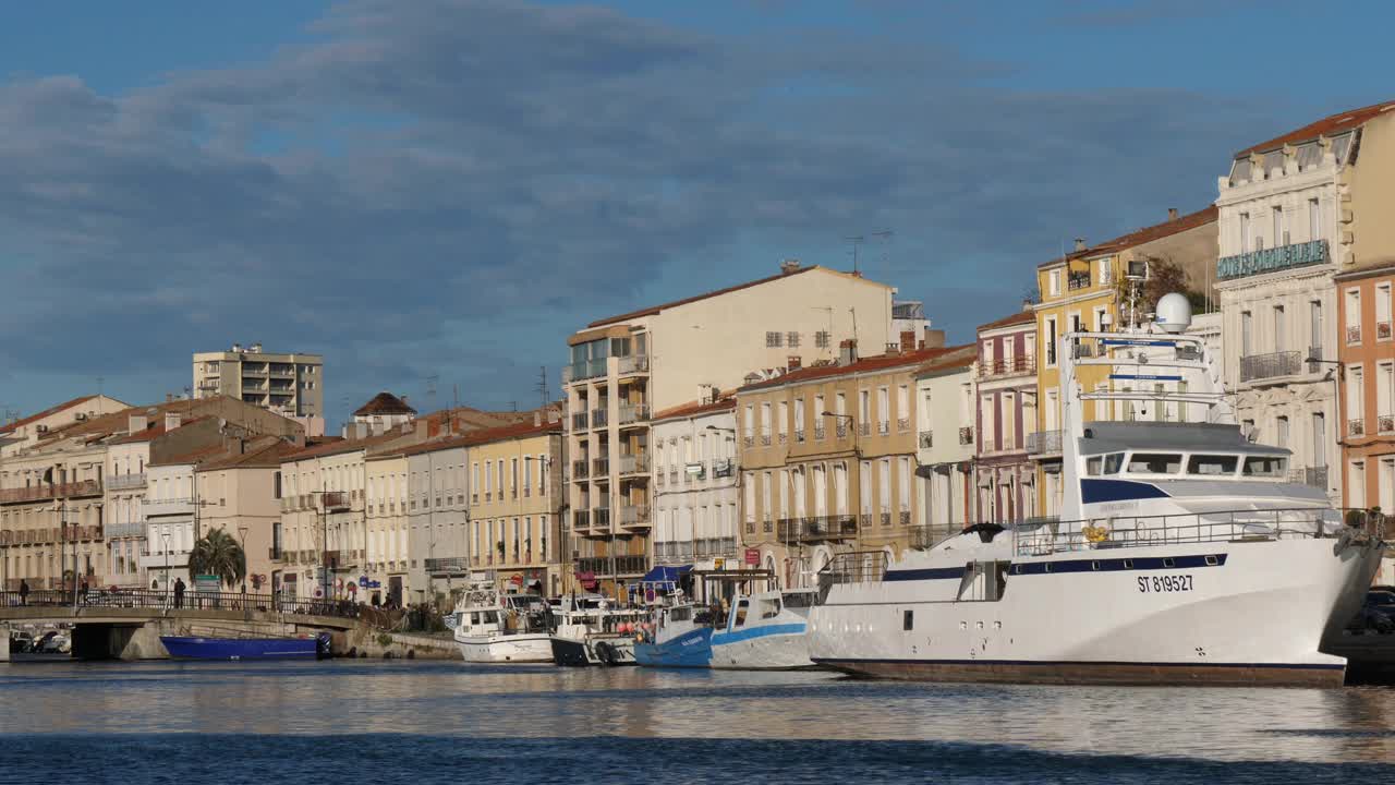 Sète, Hérault department,Occitanie, France视频素材