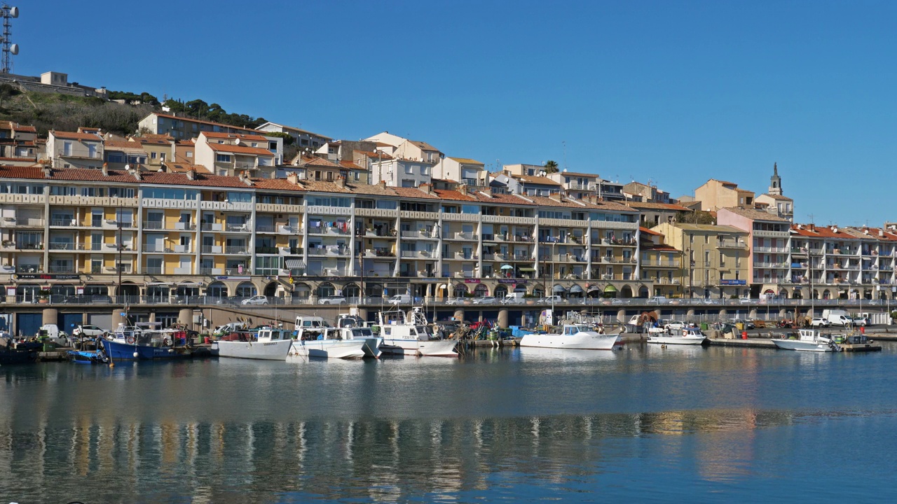 Sète, Hérault department,Occitanie, France视频素材