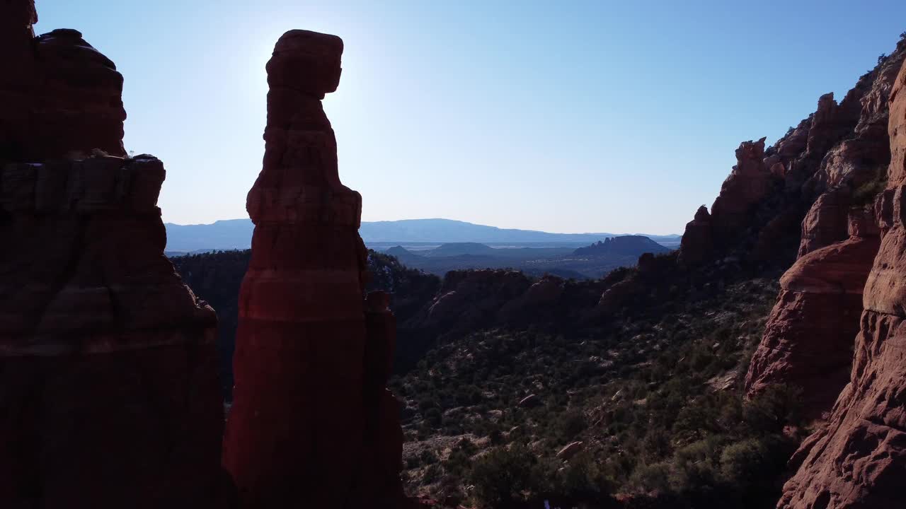 红岩风景，亚利桑那州塞多纳视频素材