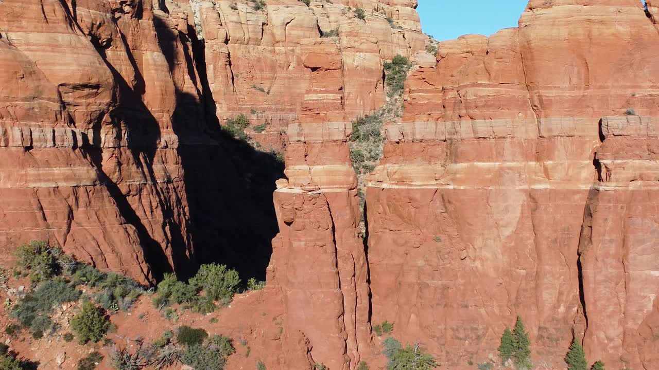 红岩风景，亚利桑那州塞多纳视频素材