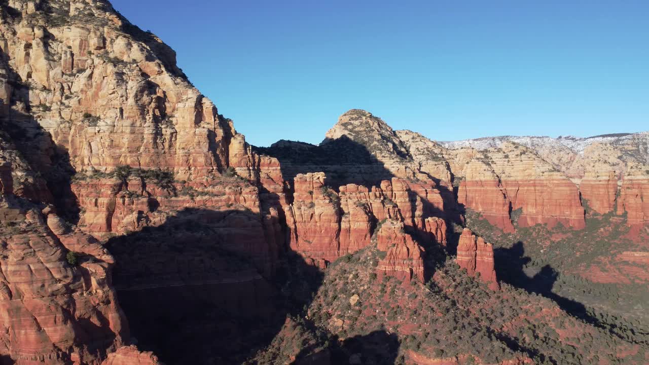 红岩风景，亚利桑那州塞多纳视频素材