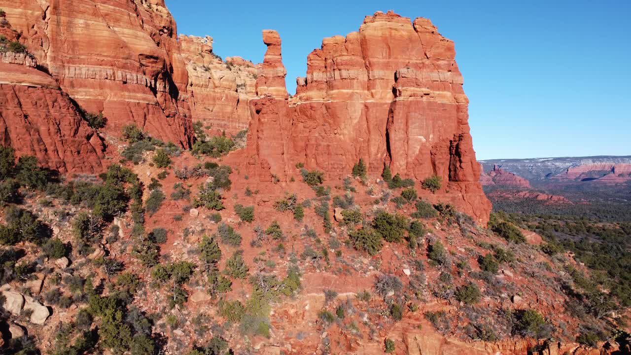 红岩风景，亚利桑那州塞多纳视频素材