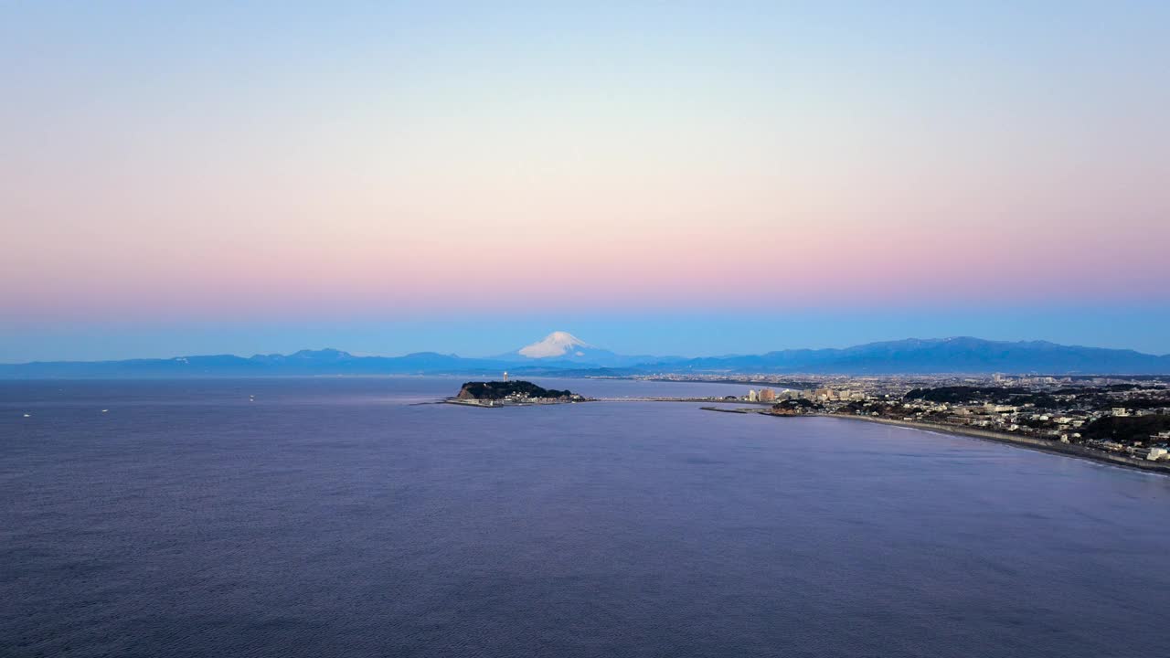 湘南海、金星带、富士山视频素材