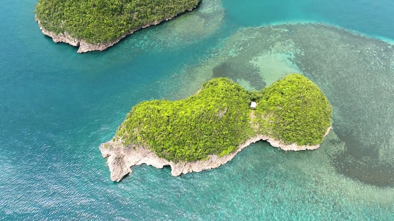 热带海湾和岛屿。菲律宾。视频素材