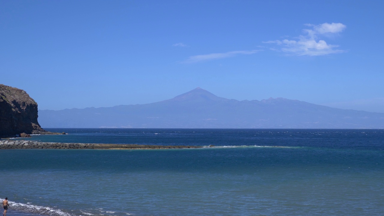 特内里费岛的泰德火山，4k慢镜头，60帧视频素材