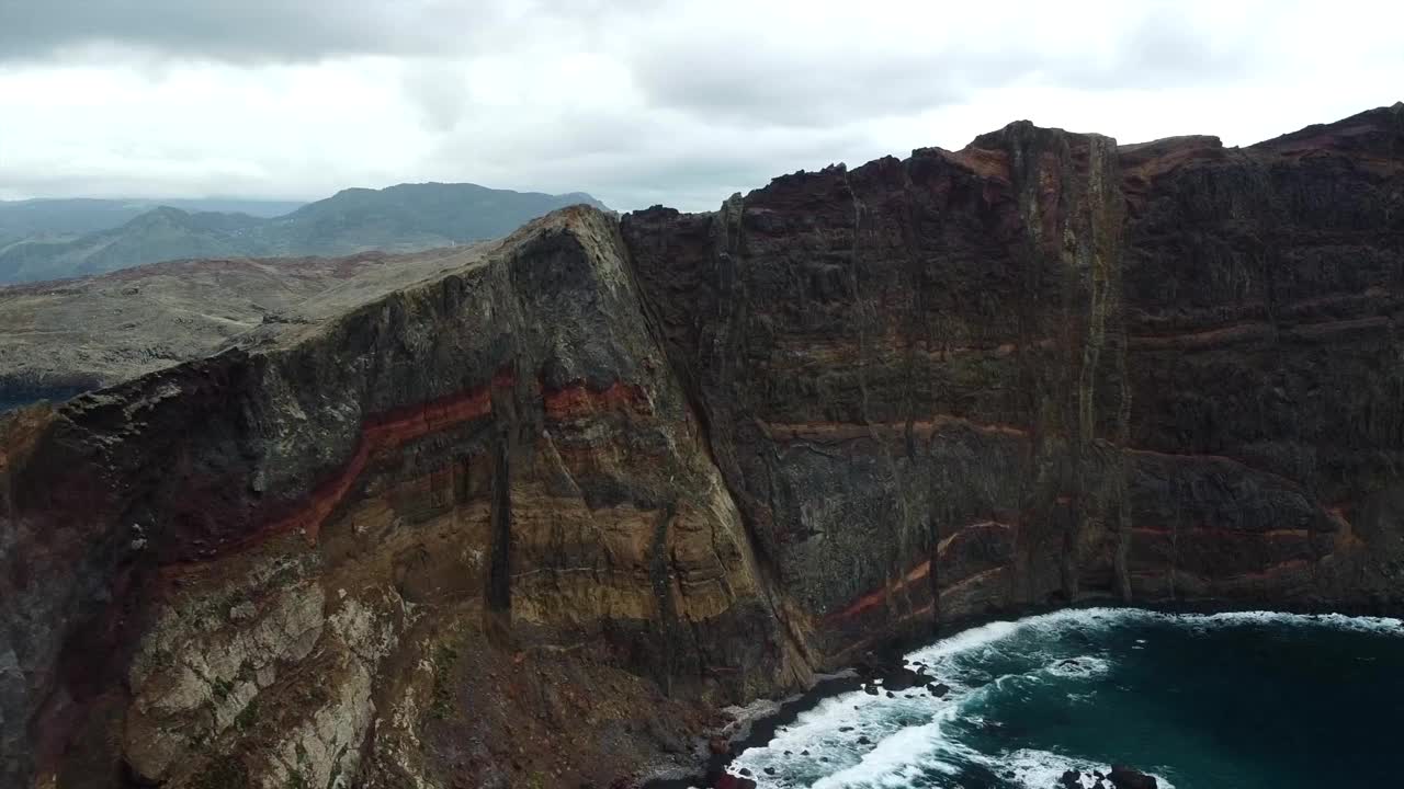 山景无人机航空视频视频素材