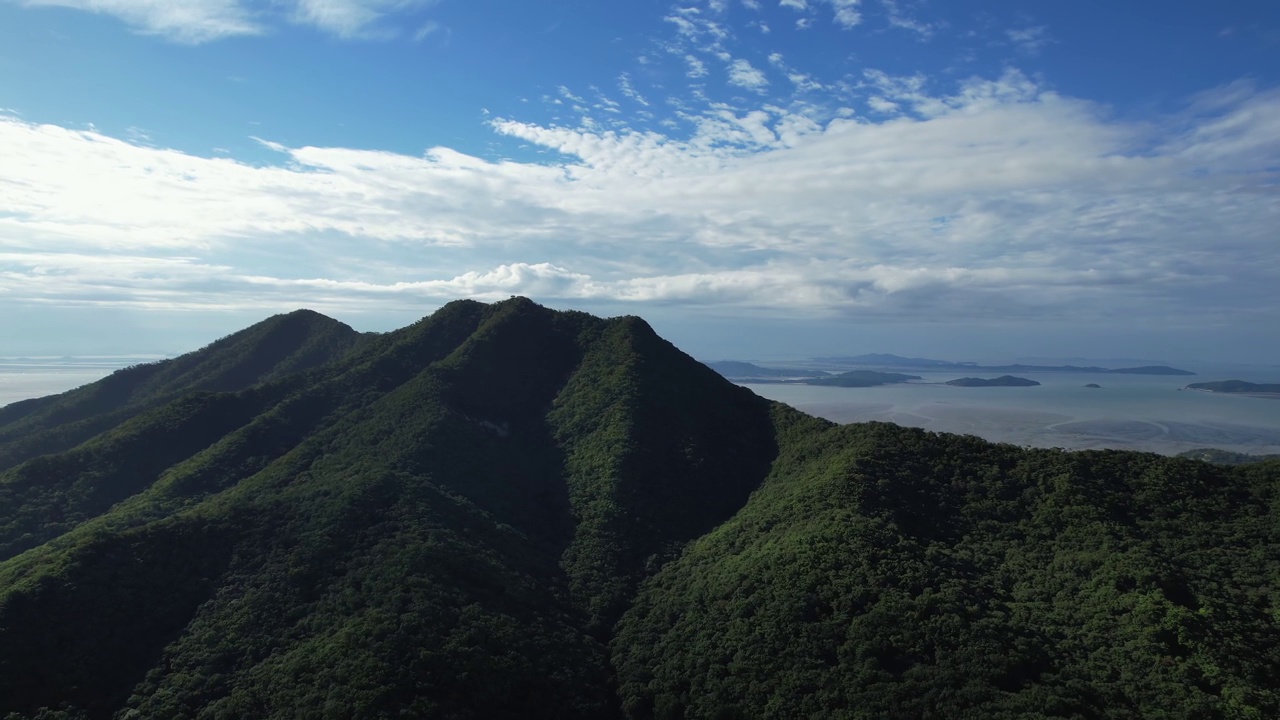 马尼山周围的风景/江华郡，仁川，韩国视频素材