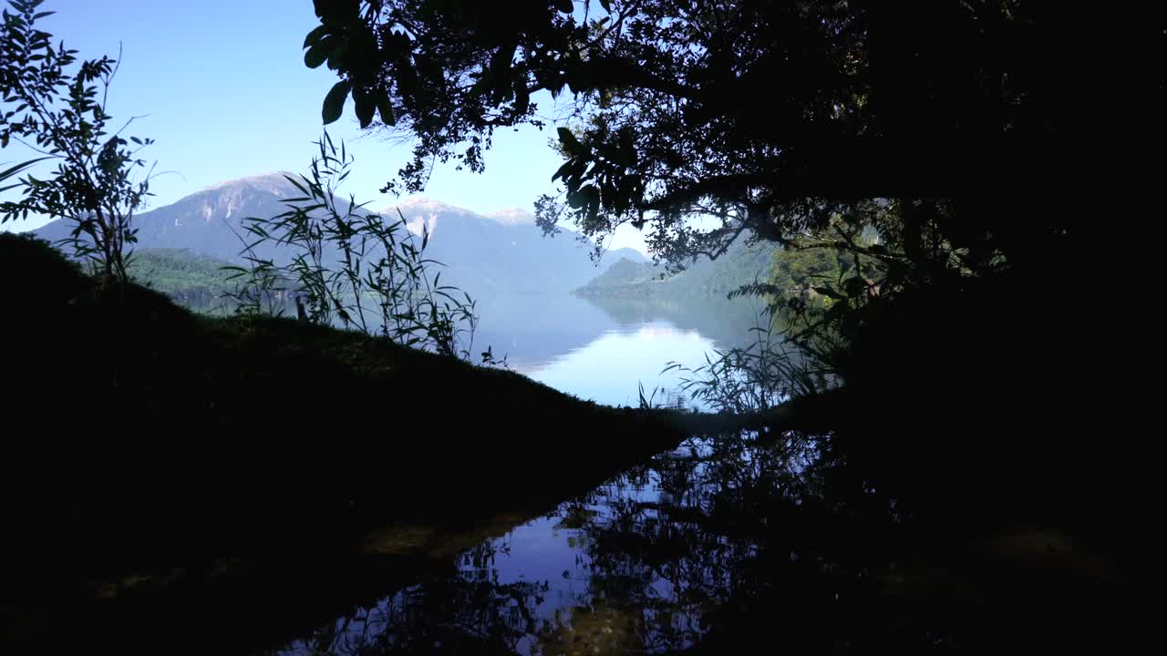 罗塞洛湖的风景视频素材