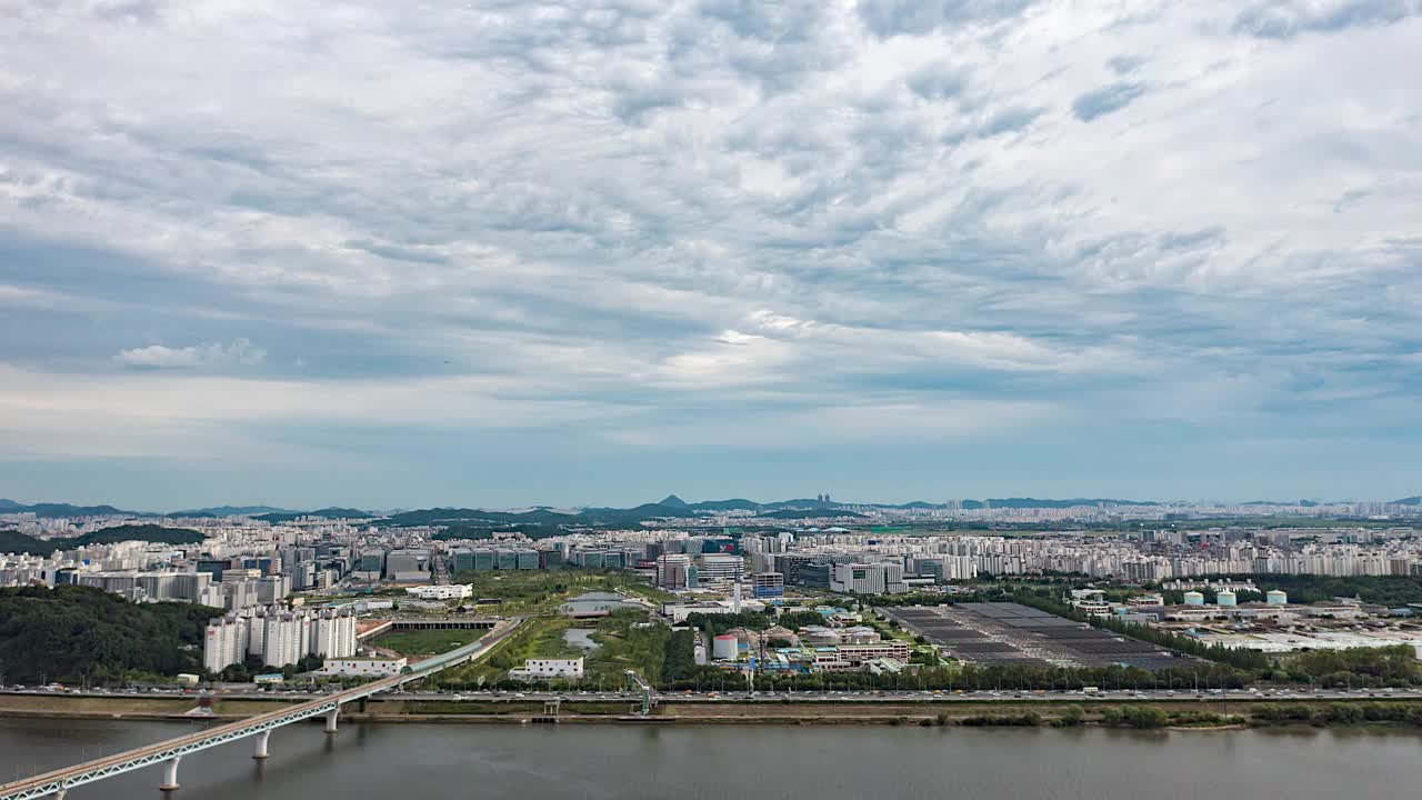 奥运高速公路/江西区，首尔，韩国视频素材