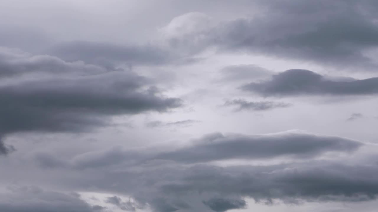 雨雷雨滚滚云。云景延时。视频素材