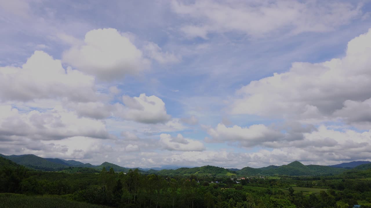 山的天空视频素材