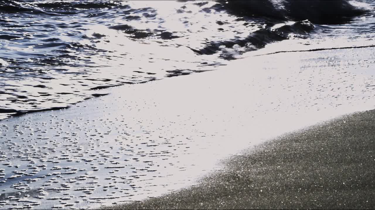 东海/韩国附近的海浪视频素材