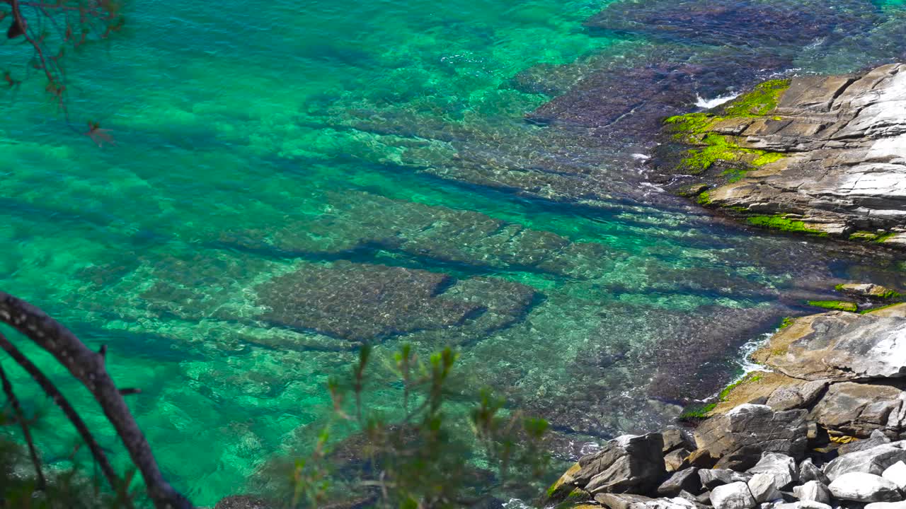 地中海的清澈海水视频素材