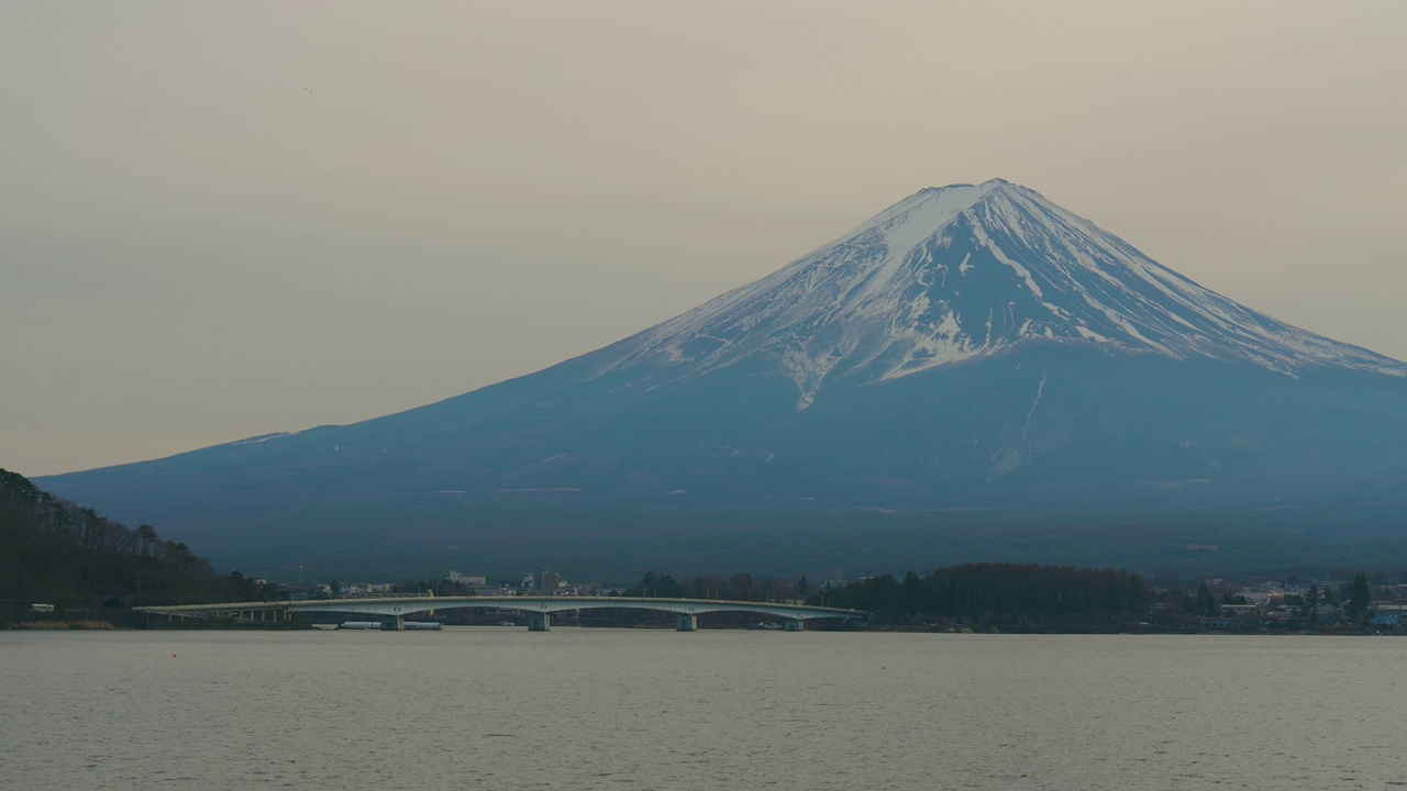 富士山景观视频素材