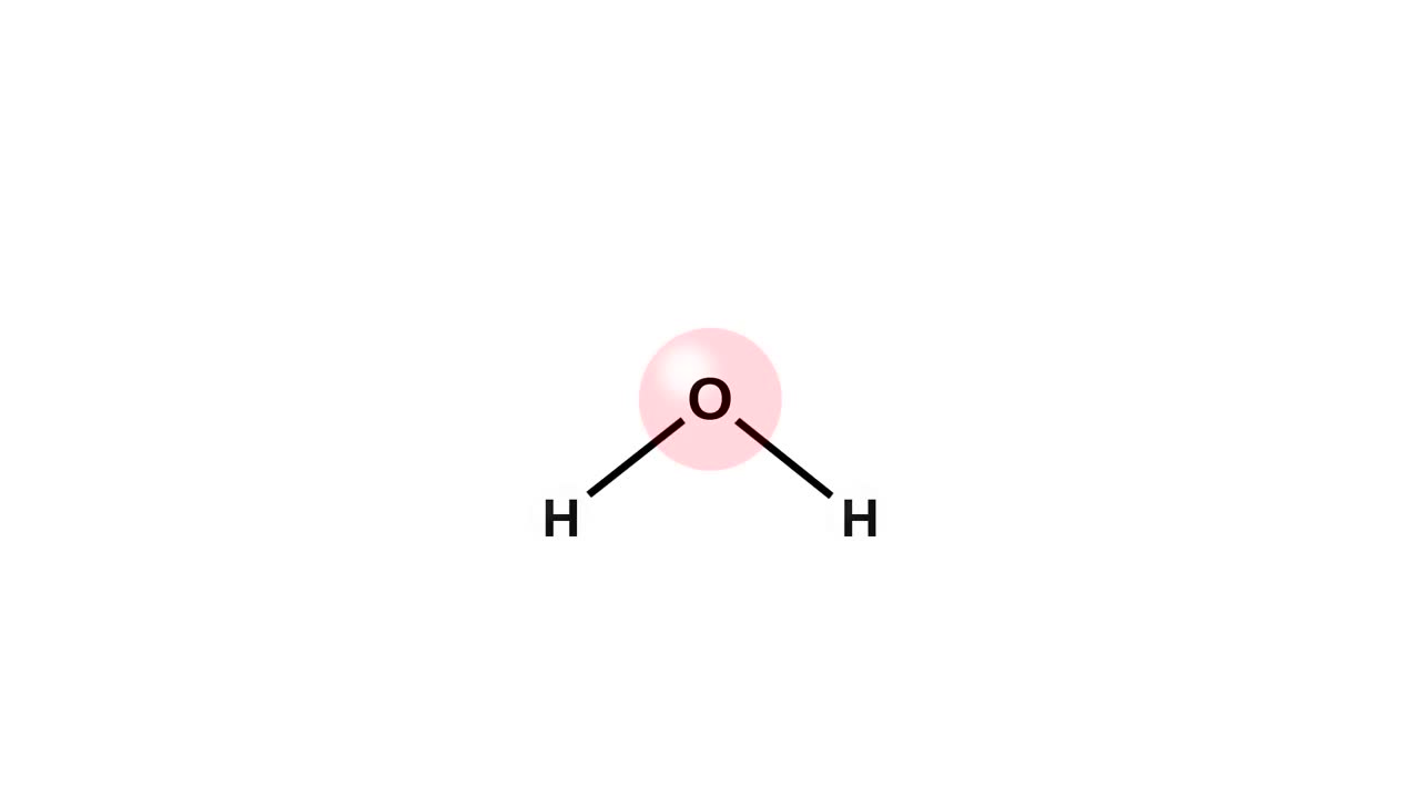 水分子视频素材