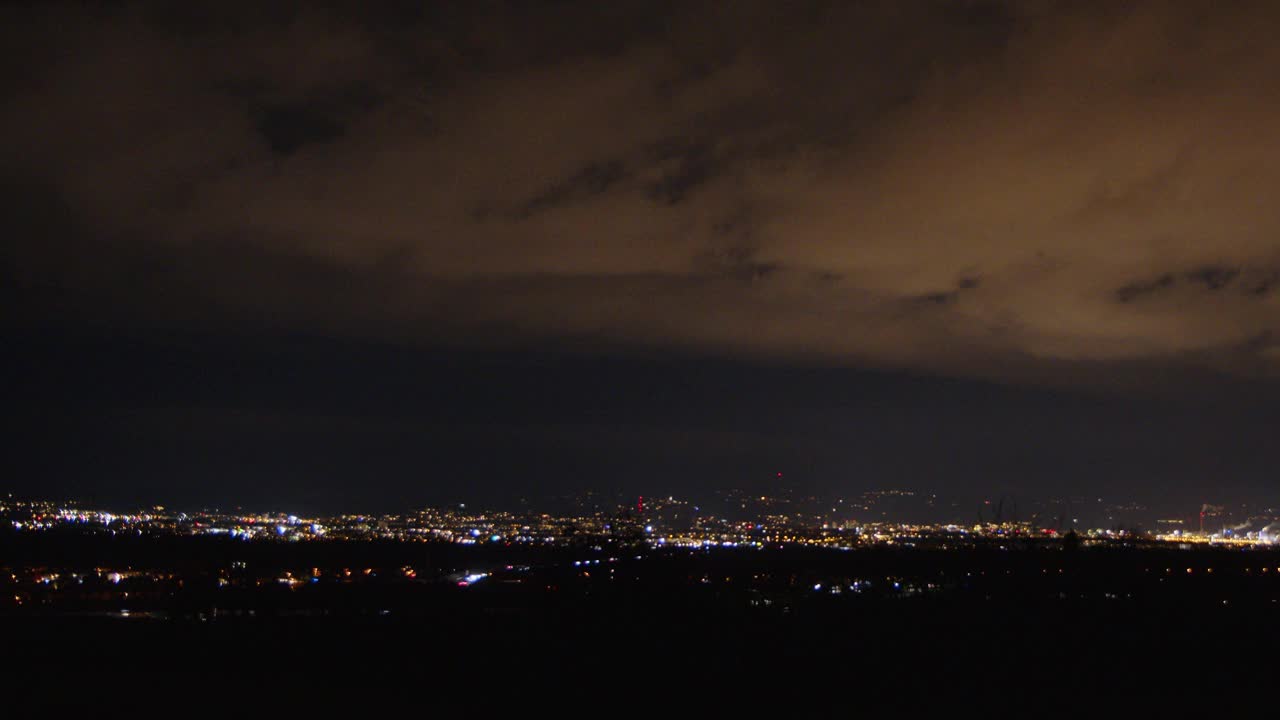 奥地利林茨的夜景视频素材