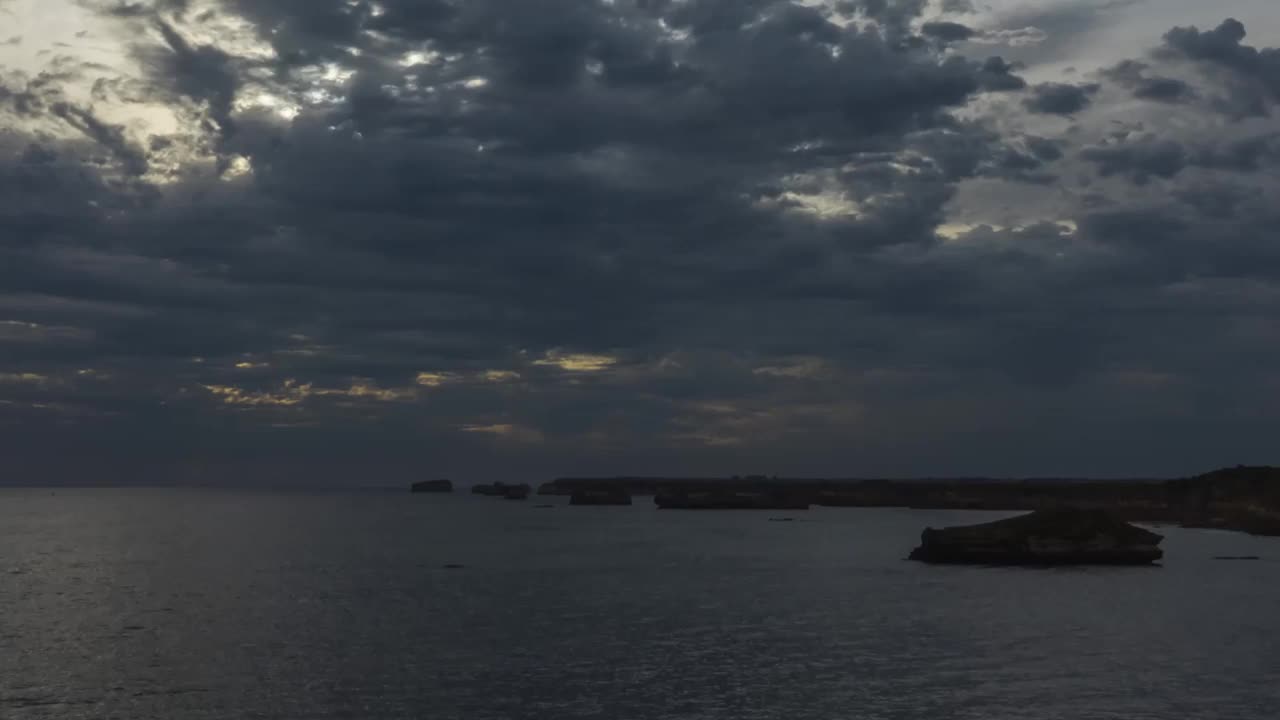 大洋路云时间流逝视频素材