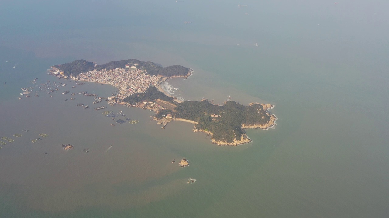 鸟瞰岛屿视频素材