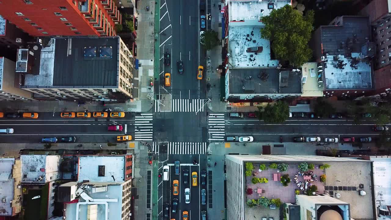 纽约十字路口视频素材