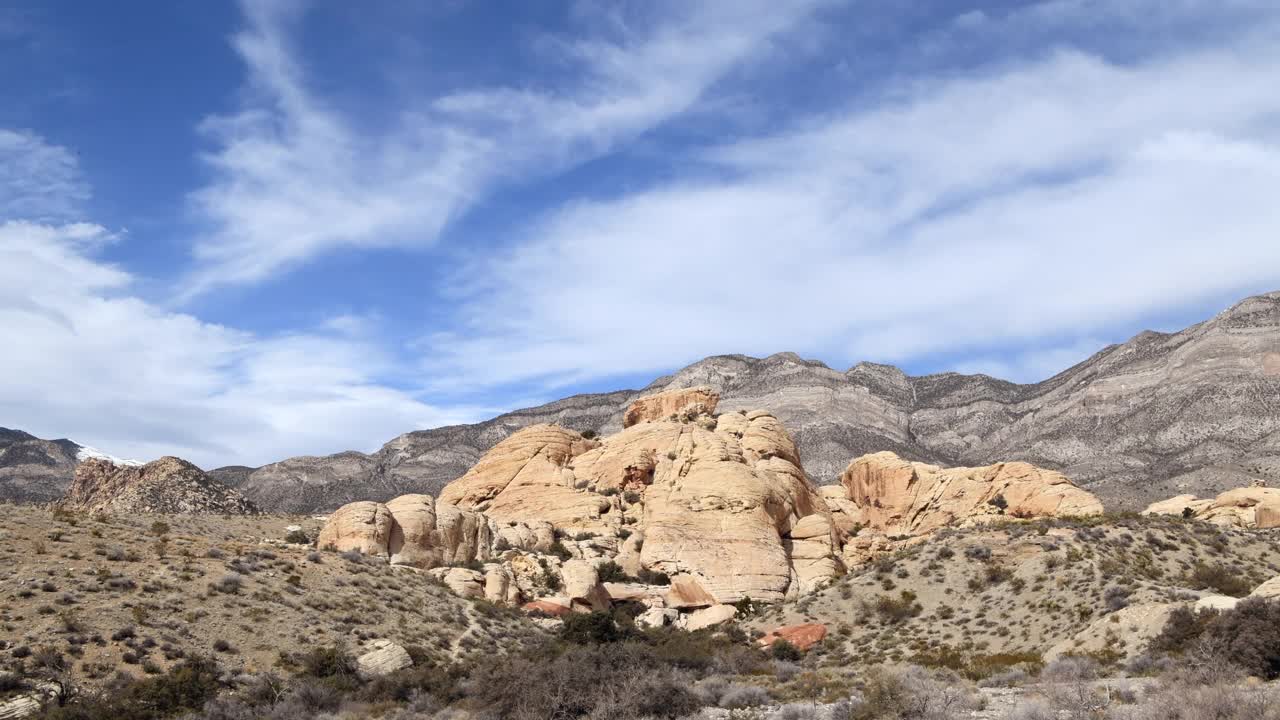 红岩峡谷山洗视频素材