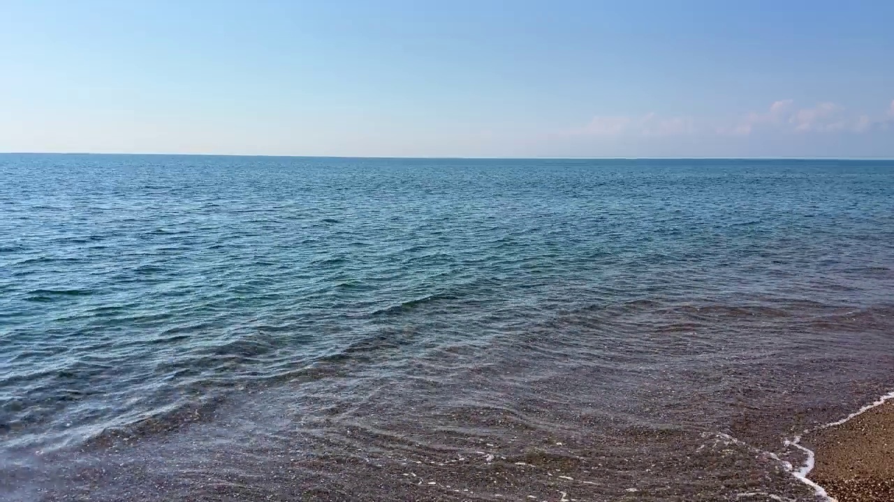 海浪和沙滩视频素材