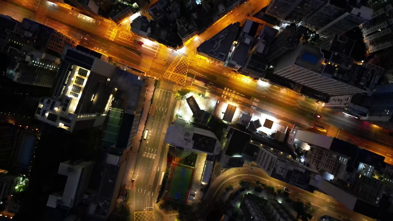 现代城市和道路夜景视频素材